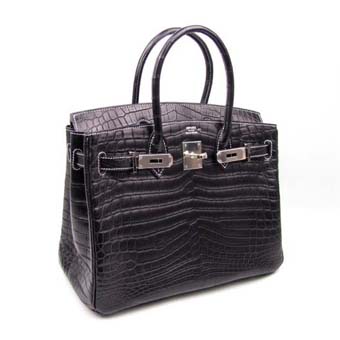 HERMES エルメス バーキン30 スーパーコピー スペシャルオーダー クロコダイルニロティカスマット ブラック 05P01Sep13 Birkin 186